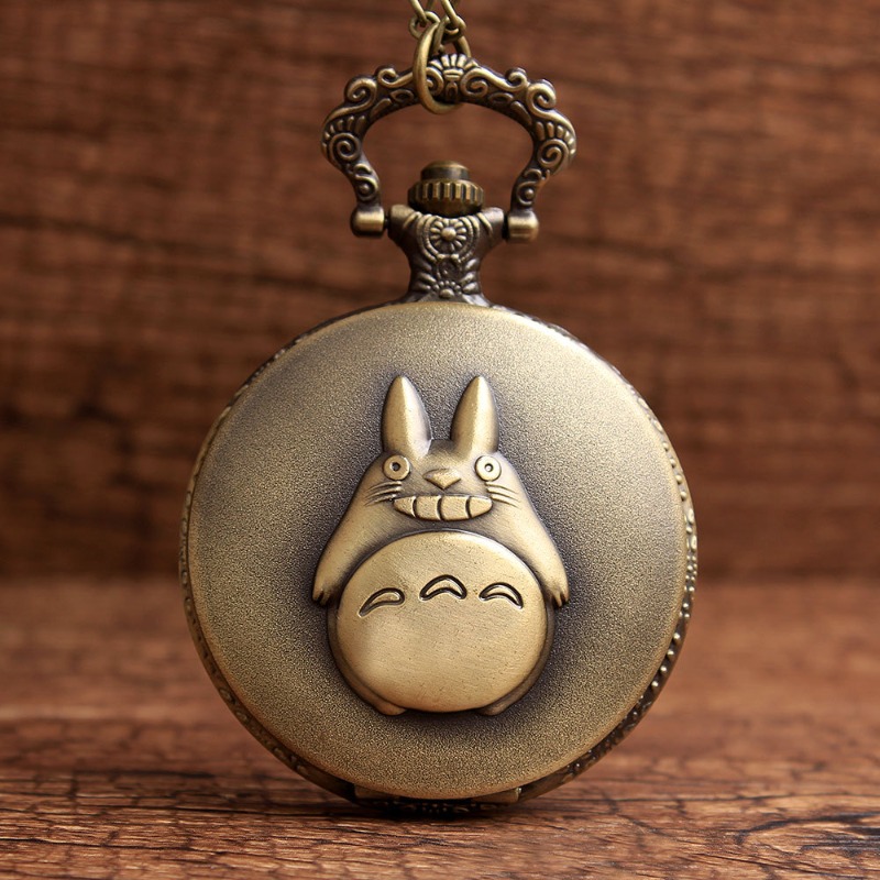 Vintage Pocket Watch - Relógio de Bolso de Quartzo Anime