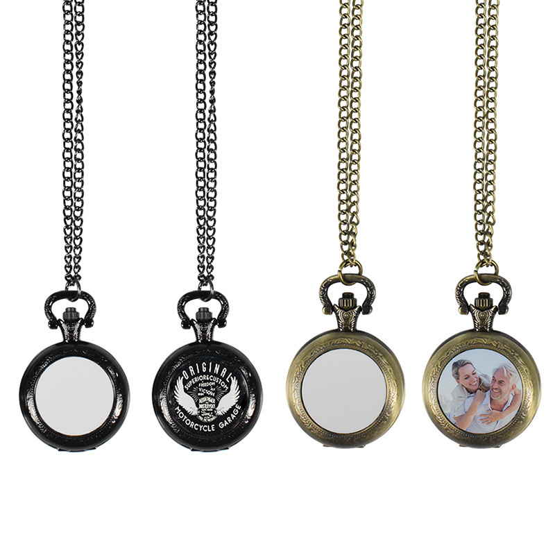 Vintage Pocket Watch - Colar de Relógio de Bolso Vintage