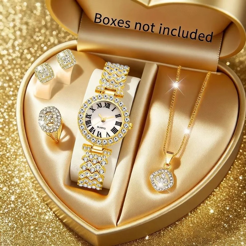 Jewelry Clasp Watches - Conjunto de Joias de Luxo com