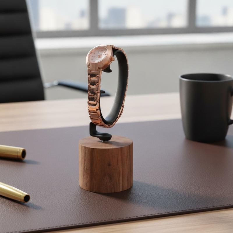 Jewelry And Watches Inc - Suporte de madeira em forma de