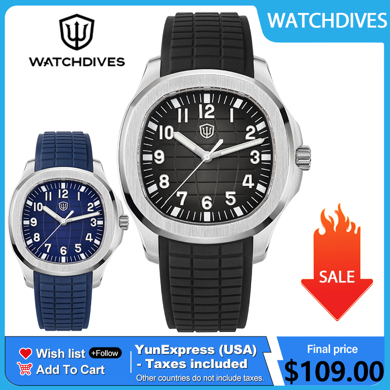 Vintage Pocket Watch - Relógio Masculino de Mergulho Watchdives WD008
