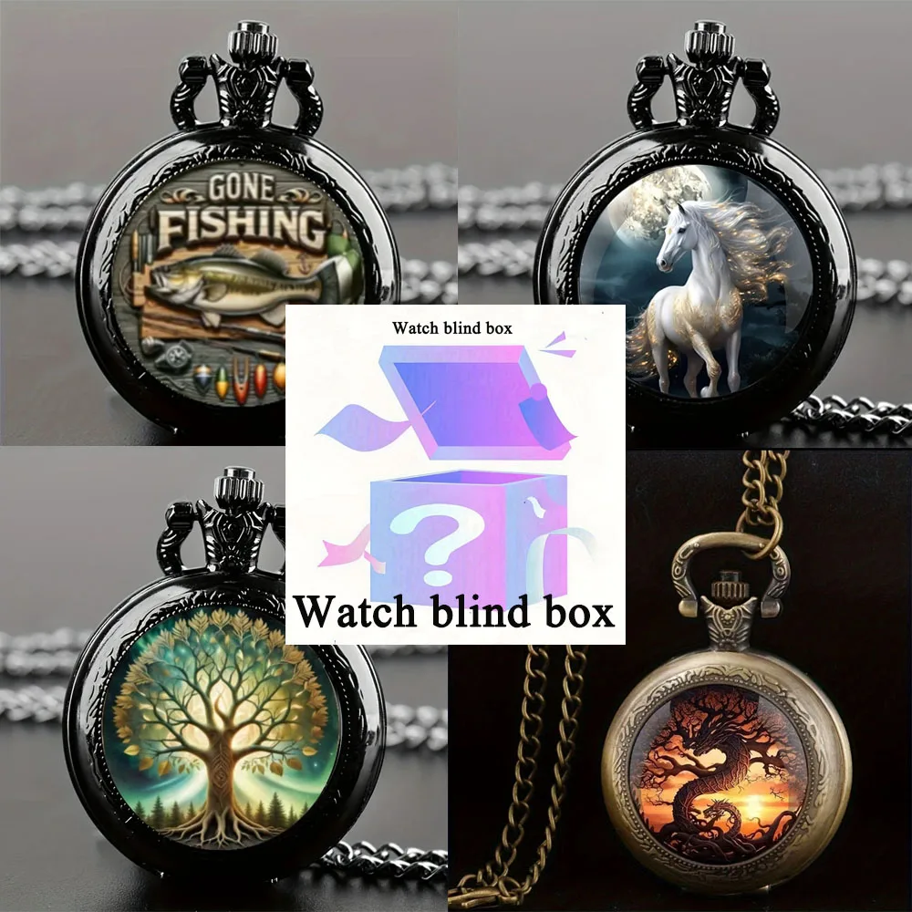 Vintage Pocket Watch - Relógio de Bolso Vintage com Padrões