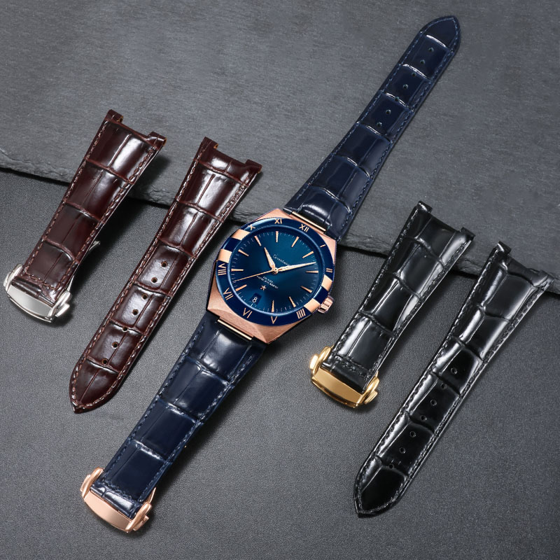 Omega Watch Constellation - Pulseira de couro genuíno para omega