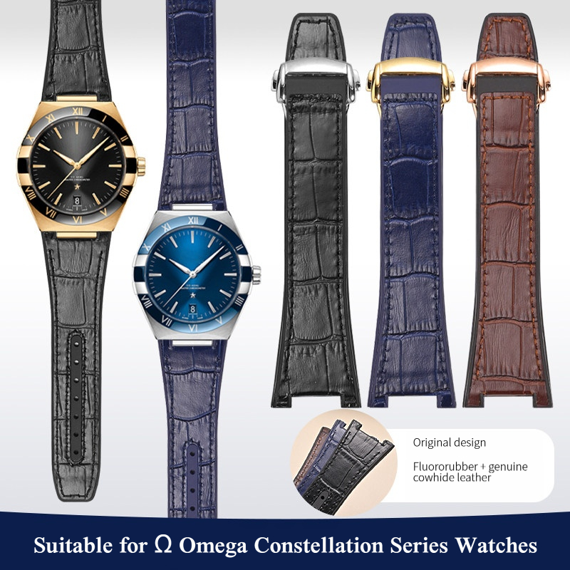 Pulseira de relógio em couro l - Omega Watch Constellation avaliação e preço