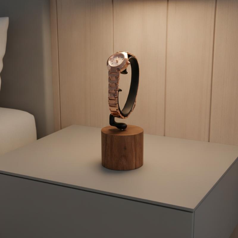Suporte de madeira em forma de - Jewelry And Watches Inc avaliação e preço