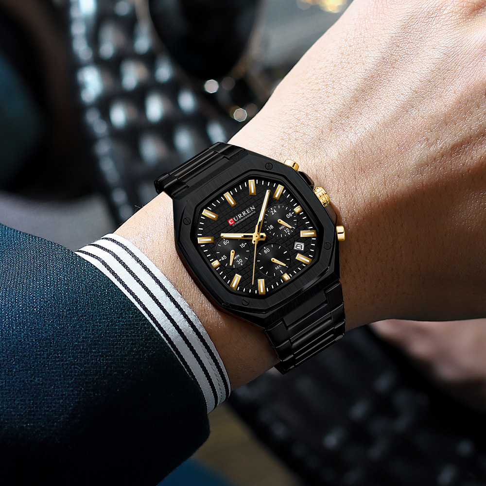 CURREN Casual Versatilidade Ma - Jewelry Watches Vintage avaliação e preço