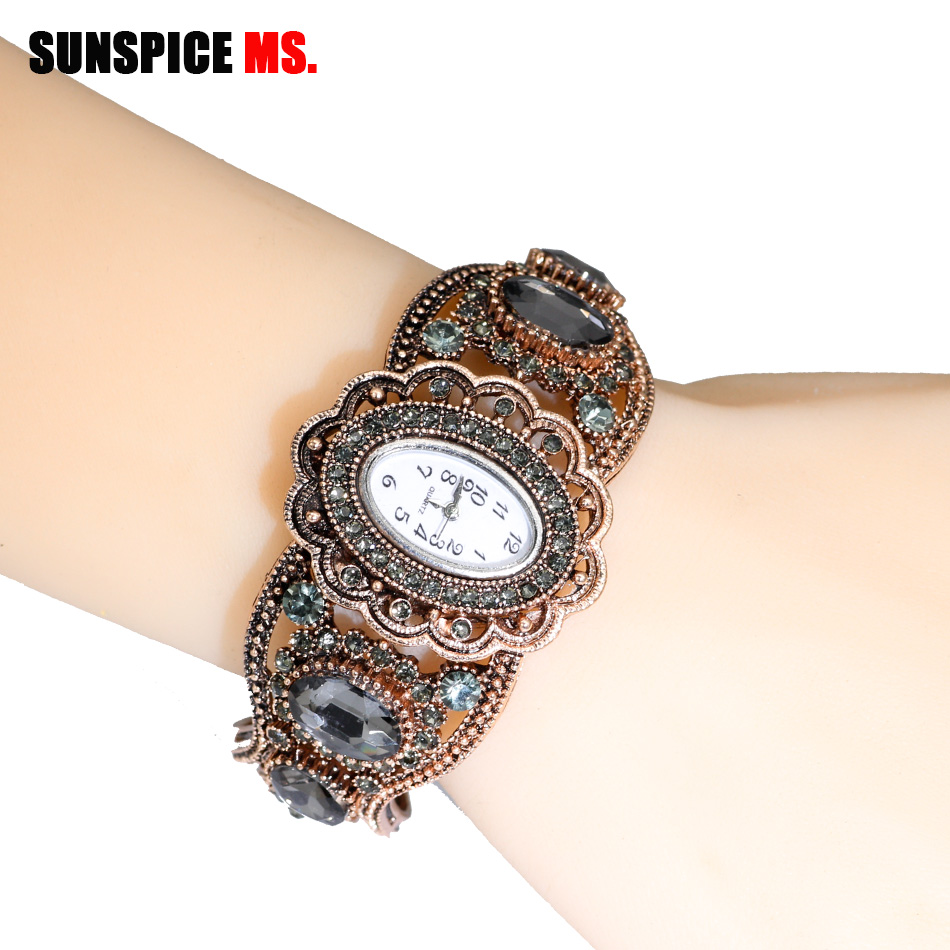 Sunspice-MS-Relógio de pulso d - Indian Jewelry Watches avaliação e preço