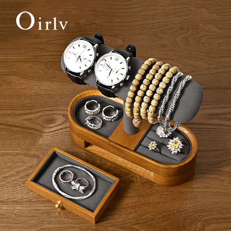 Oirlv organizador de relógio d - Jewelry And Watches Box avaliação e preço