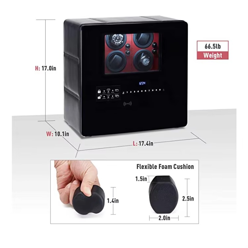 Caixa de Luxo para Relógios co - Jewelry And Watches Box avaliação e preço